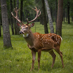 Obraz premium deer in the forest