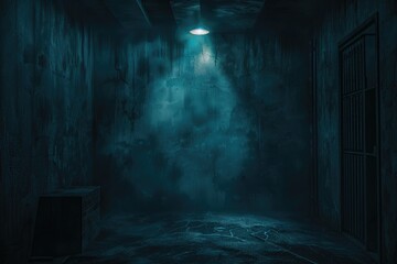 Obraz premium Dark Spotlight Room Background