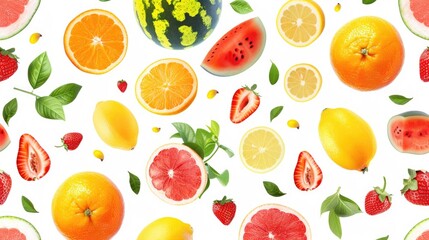 Fresh Fruits Display