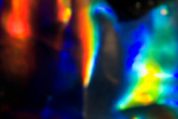 Abstract blurred rainbow background.
