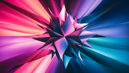 Cinematic Journey Through Holographic Shapes