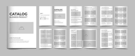 Multipurpose product catalogue and magazine template design