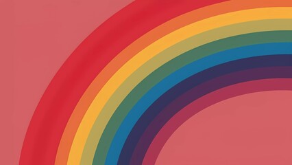 Fototapeta premium Arcoíris Variopinto: Fondo Memorable y Energético con Estilo Minimalista y Colores Audaces. Ilustración Impactante: Energía del Degradado Arcoíris en una Composición Minimalista y Vibrante