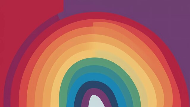 Composici&oacute;n de Arco&iacute;ris Brillante: Estilo Minimalista y Colores Audaces en una Imagen Memorable. Arte en Degradado Arco&iacute;ris: Fondo Vibrante y Energ&eacute;tico con Estilo Minimalista y Uso Audaz de Color. 
