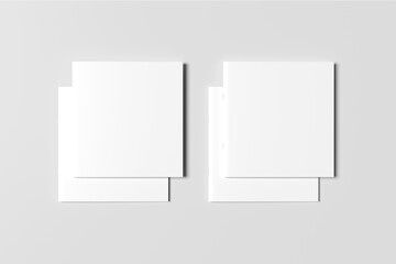square brochure blank