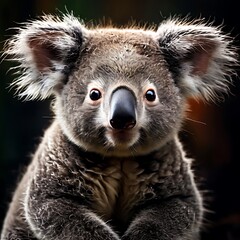 Naklejka premium koala in a tree