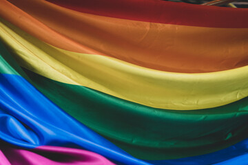 Medellín, Antioquia - Colombia. July 4, 2021. Colombians walk through the Gay Pride parade