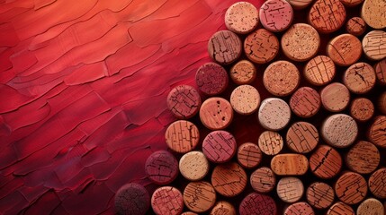wine cork from red wine, natural texture