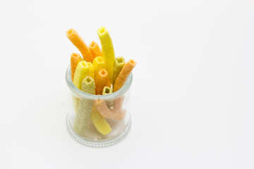 Barritas fritas con sabor a vegetales