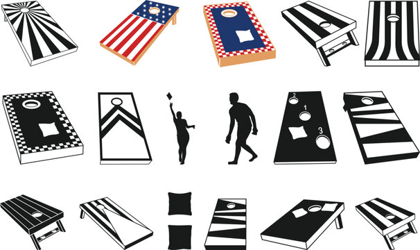 Cornhole, Cornhole Playing American, Cornhole Player,