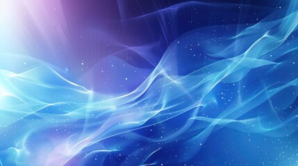 Abstract Blue and Purple Swirling Background