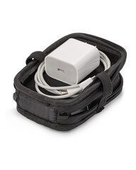 Fototapeta premium Handbag case with zipper for portable mobile charger