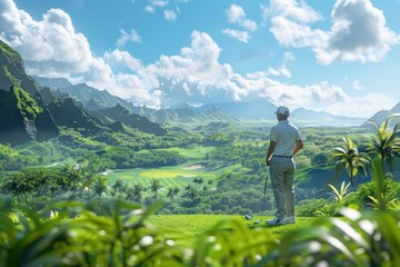 Golfing Paradise: A Breathtaking View