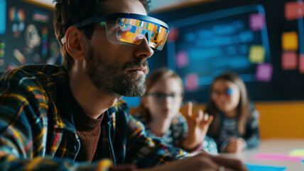 Obraz premium Augmented Reality Image: Enhancing Your Digital Experience
