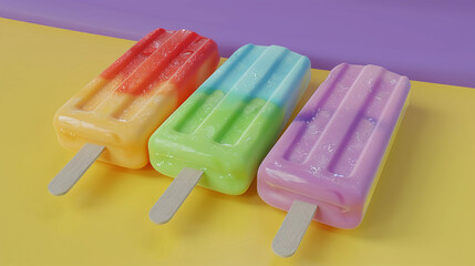 Assorted popsickles