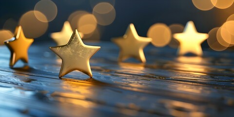 Customer reviews and star ratings enhance brand reputation and online feedback. Concept Brand Reputation, Customer Reviews, Star Ratings, Online Feedback, Reputation Management