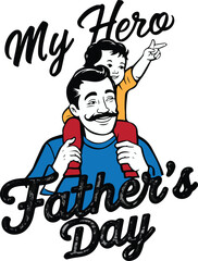 Happy Father's Day T-Shirt Design
