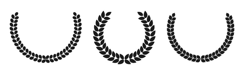 floral laurel wreath decoration