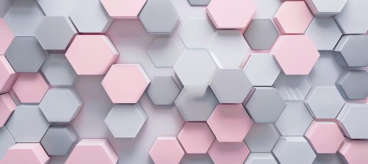 Pastel Dreams: Serene Wallpaper with Varied Shapes in Soft, Gentle Colour