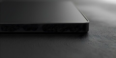 Sleek and Modern Smooth Dark Grey Matte Finish Resembling Lithium-Ion Battery Texture. Concept Industrial Design, Matte Finish, Lithium-Ion Battery, Sleek Aesthetics, Modern Texture