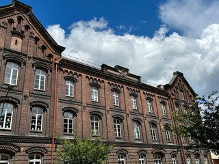 Old building of city school (1886) in the Kazimierz district. Krakow. Poland