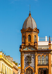 Views from around the city center of the beautiful Seville in Spain on a typically hot and sunny summer's afternoon