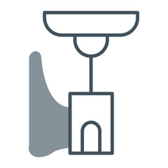 Broken Leg Line Fill Icon