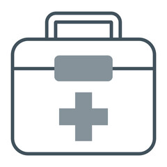 First Aid Kit Line Fill Icon