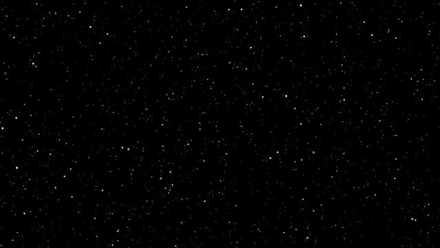 Space Background Loop Animation 4K Video. Flying through the stars in outer space motion graphic.