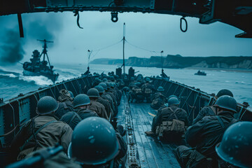Efficient Operation Overlord: Allied Forces Streamline Normandy Soldier Landings