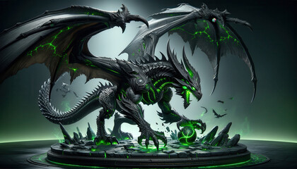Fototapeta premium Collectable Dragon Figurine
