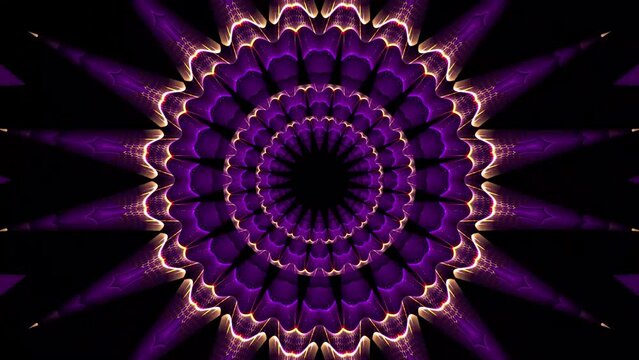 Purple pattern decoration art motion mandala background