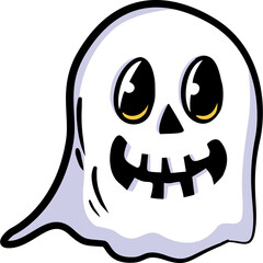 Halloween ghost illustration