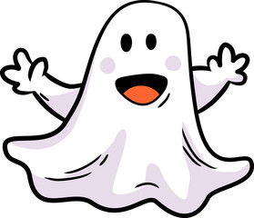 Halloween ghost illustration