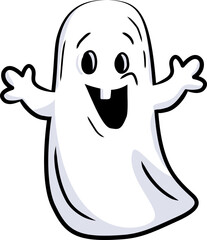 Halloween ghost illustration