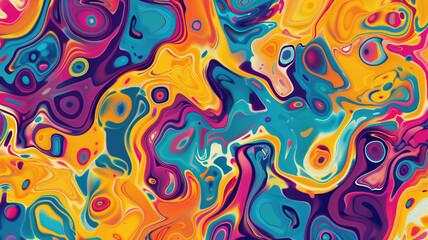 Vibrant and Playful Abstract Pop Art Background for Creative Projects, Generative AI