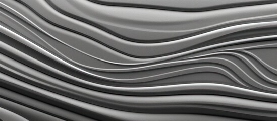 Abstract Gray Wave Pattern Texture