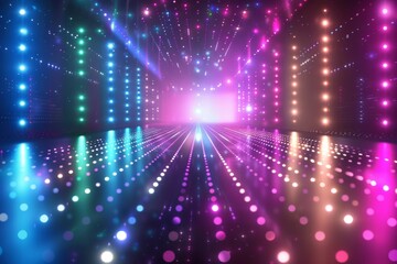 Fototapeta premium neon light rays abstract background