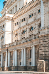 Fototapeta premium the wonderful architecture of an old European city 