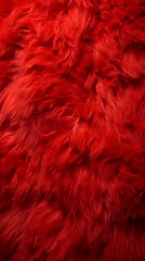 Fototapeta premium Pattern Background Abstract Image, Red Sheep Wool Pelego, Texture, Wallpaper, Background, Cell Phone Cover and Screen, Smartphone, Computer, Laptop, Format 9:16 and 16:9 - PNG