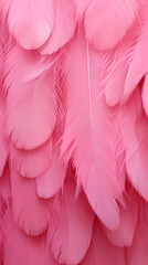 Pattern Background Abstract Image, Pink Bird Feathers, Texture, Wallpaper, Background, Cell Phone Cover and Screen, Smartphone, Computer, Laptop, Format 9:16 and 16:9 - PNG