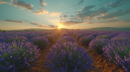 Fototapeta premium Provence in France-lavender field