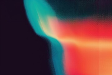 Fototapeta premium Seamlessly blended color gradients, red to orange, green to blue, create a wave-like motion on a blurred canvas, perfect for a modern, abstract wallpaper.pen_spark 