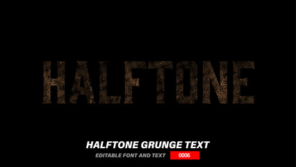 Halftone Grunge Text - MPS -  0006