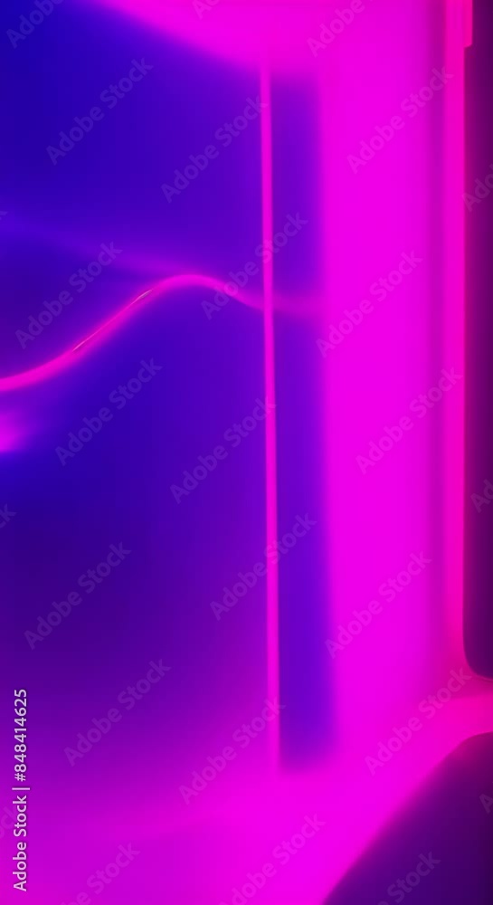 Aufkleber neon line shapes animation of glowing horizontal lines streaming across the screen deep blues and vi