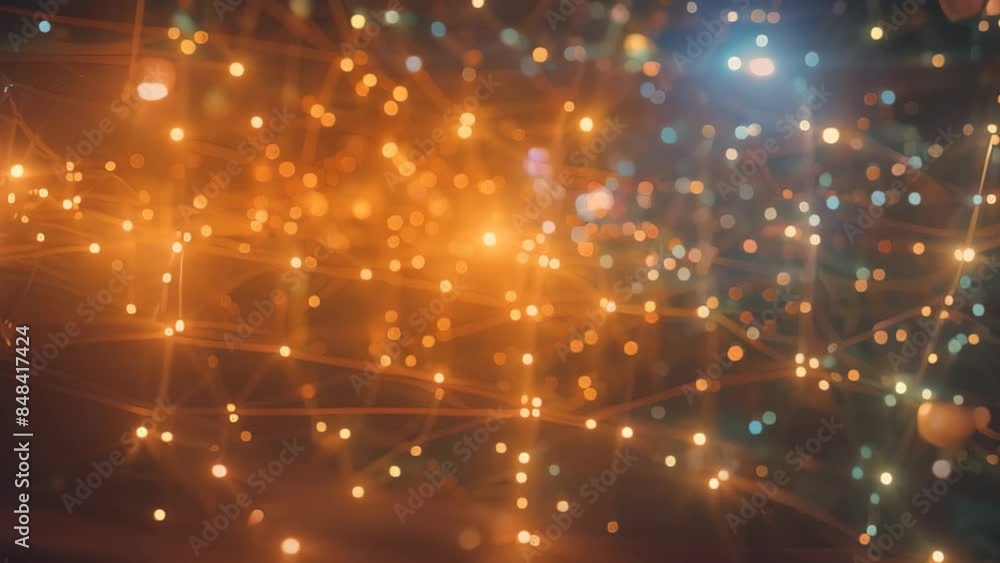 Poster colorful abstract background filled with vibrant lights creating a mesmerizing display, an abstract 