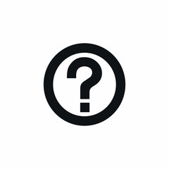 question mark faq support icon