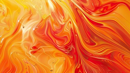 Fototapeta premium Vibrant swirls of patterned colors in abstract background.