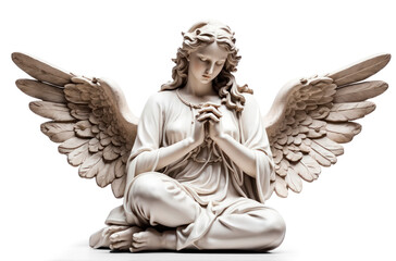 angel isolated on transparent background, png file