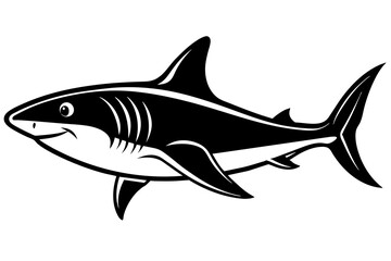 shark  silhouette vector